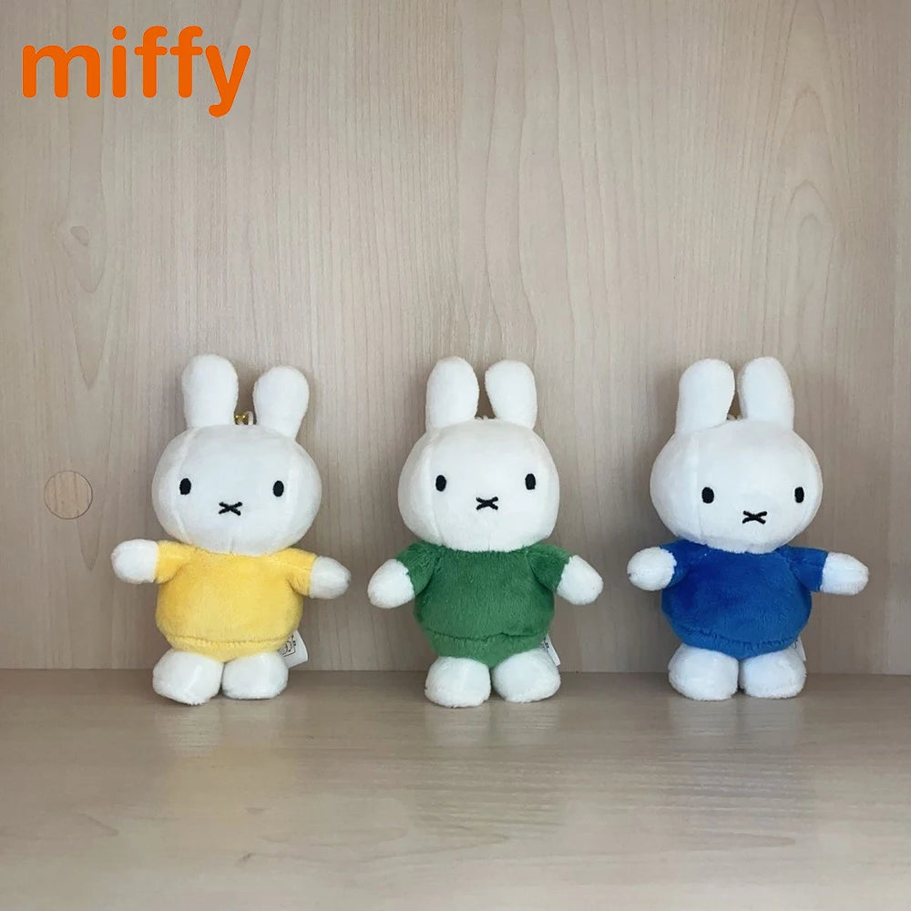 Kawaii Miffy Cute Pendant Cartoon Rabbit Can Stand Up Plush Fashion Versatile Backpack Decoration Key Chain Girl Gift Kawaii Miffy Cute Pendant Cartoon Rabbit Can Stand Up Plush Fashion Versatile Backpack Decoration Key Chain Girl Gift